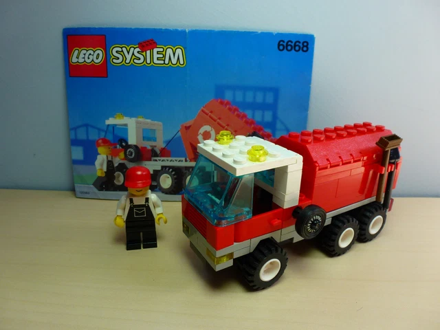 LEGO SYSTEM TOWN Recycle Truck (6668) avec instructions originales EUR ...