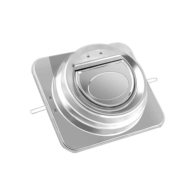 Valvola Di Non Ritorno Per Cappa – Universale Antiodore – Adattabile Da 80 A 110 Mm – ABS Con Guarnizioni