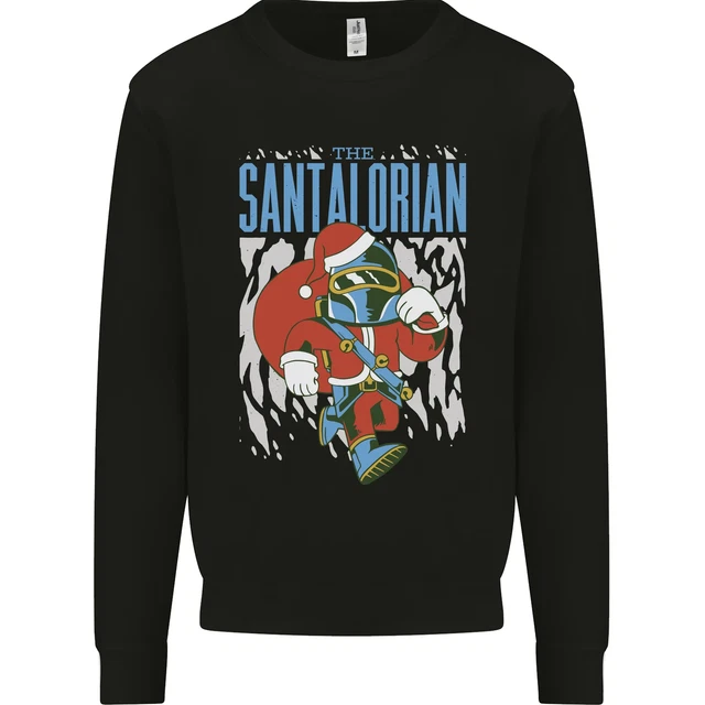 Christmas Parody Santalorian Funny Xmas Kids Sweatshirt Jumper