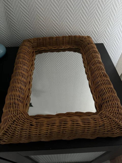 Miroir Soleil En Rotin Vintage Miroir Soleil En Rotin Vintage