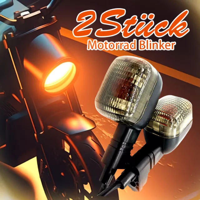 2 Stück Motorrad Blinker Mini Vorne für BMW F 650 F650 ST F650ST Beleuchtung