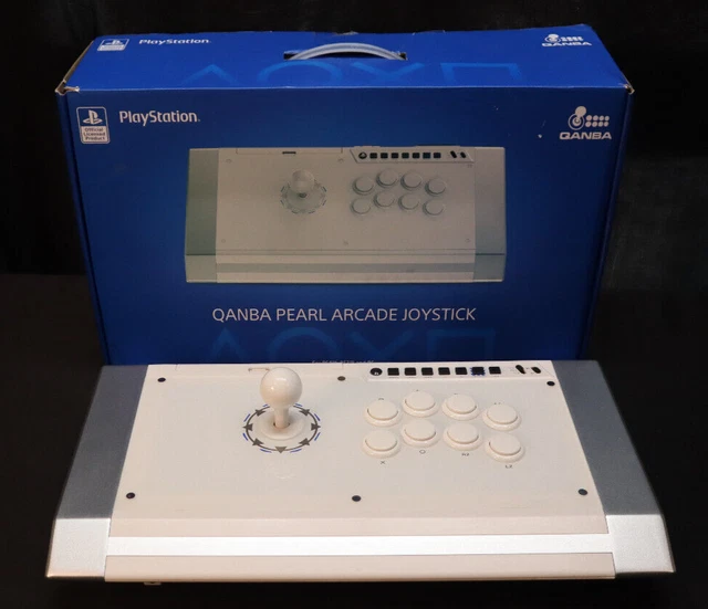 PlayStation - 【美品】QANBA ARCADE JOYSTICK （パール） Qanba Pearl PlayStation 4 Tournament Ready Arcade Joystick
