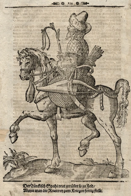TÜRKEI TÜRKISCHES MILITÄR Reiter Original Holzschnitt Wagner 1684 EUR ...
