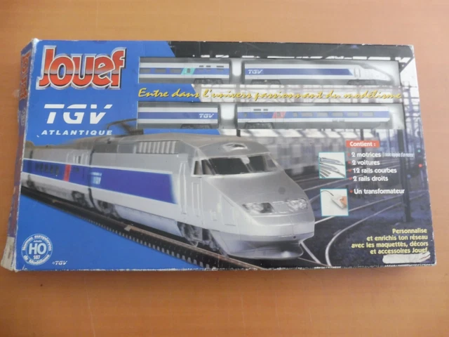 Coffret Vide TGV Atlantique Jouef / Hornby – Boîte D’origine Seulement