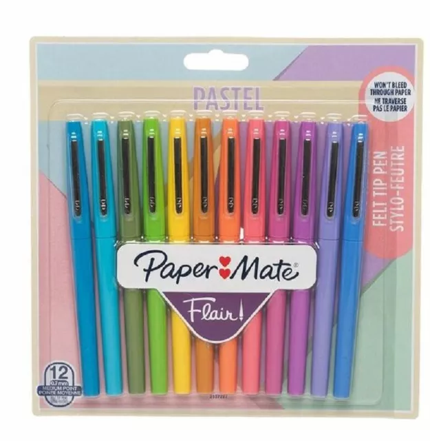 Paper Mate Flair 6 feutres parfumés Assortiment de couleurs et