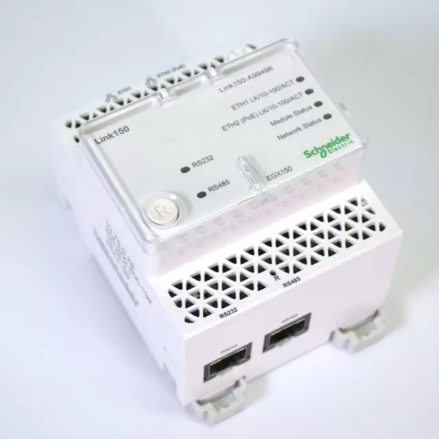 Schneider Electric EGX150 Link150 2-Port 24VDC PoE 15W Ethernet Gateway