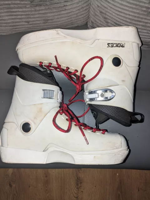 Roces M12 White UFS Aggressive Skates Boots Only Fits Uk11 (Read Description) 2