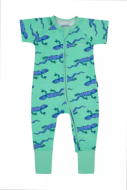 Bonds Baby Short Sleeve Zip Wondersuit size 0000 Colour Green Gecko