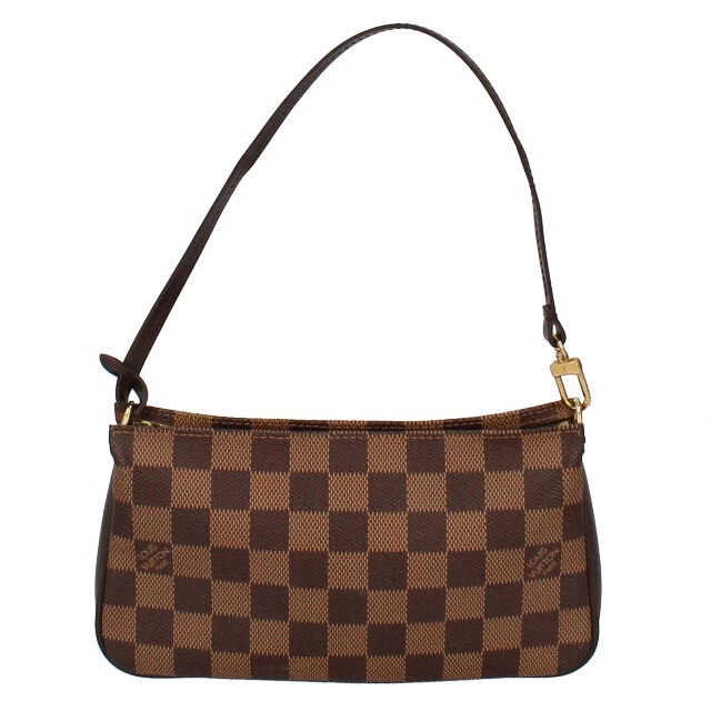 LOUIS VUITTON Navona Damier WomenHandbag Brown Discontinued product USED LOUIS VUITTON Navona Damier WomenHandbag Brown Discontinued product USED