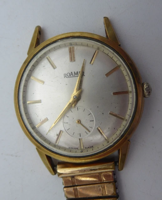 GENT'S VINTAGE ROAMER Gold Plated Hand Winding Mechanical