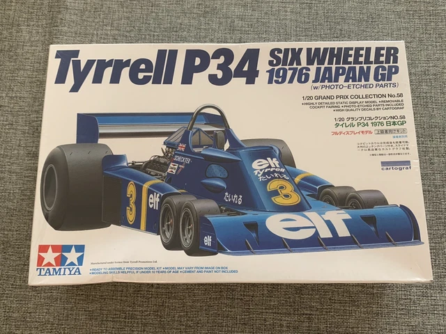 maquette à monter plastique Tamiya F1 Formule 1 Tyrrell P34 1976 Japan 1/20