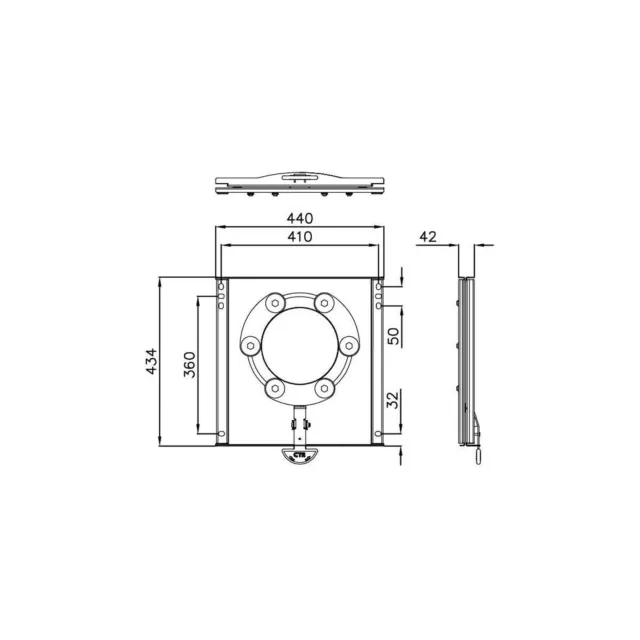 Drehkonsole passend f. Fiat Ducato ab 2006 Fahrer- oder Beifahrerseite X250-X290 3