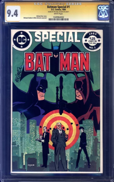 Batman Special #1 CGC 9.4 (Signature Series) Signed by Michael Golden