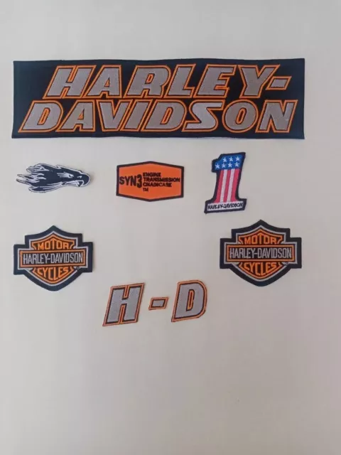 Harley Davidson Screaming Eagle Biker Jacket Patch Embroidery Logo Sew-on Patch