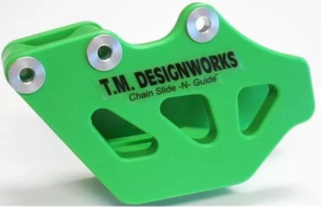 TM Designworks Rear Chain Guide Green Kawasaki KX250F KX450F KX 250F 450F 05- 08