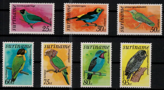Surinam; Vögel 1977 kpl. **