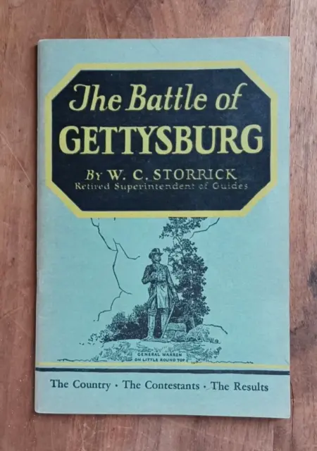 The Battle of Gettysburg by W. C. Storrick 1955 Souvenir Booklet