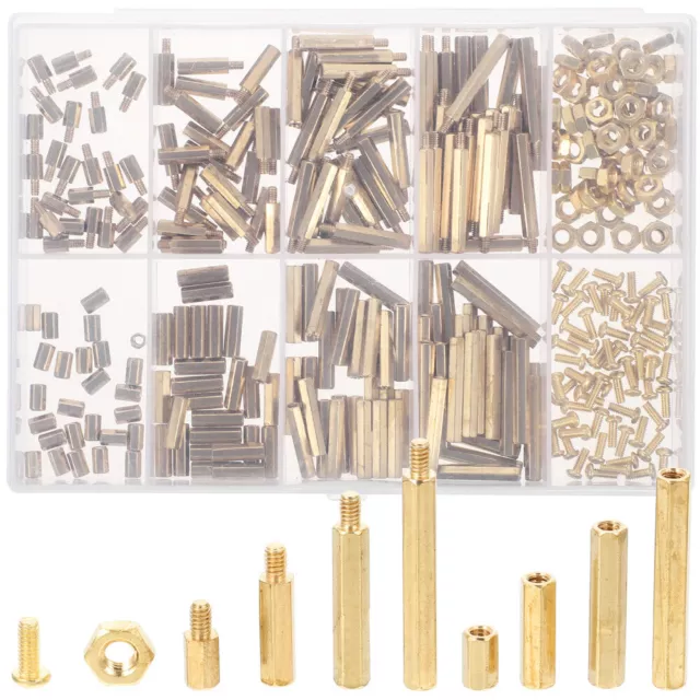 PCB Standoffs Set for Motherboard Replacement and PC Case Screw Threaded Rods