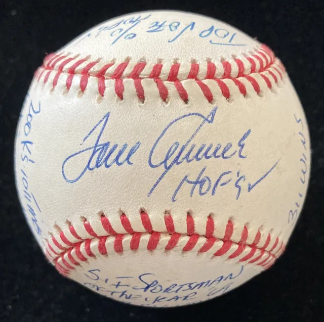 Tom Seaver Auto Autograph Signed Stat Baseball 17 Inscriptions Mets Hof Jsa