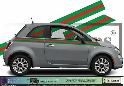 1 X BANDE ABARTH RACING TABLEAU DE BORD FIAT 500 AUTOCOLLANT STICKER BD536-4 