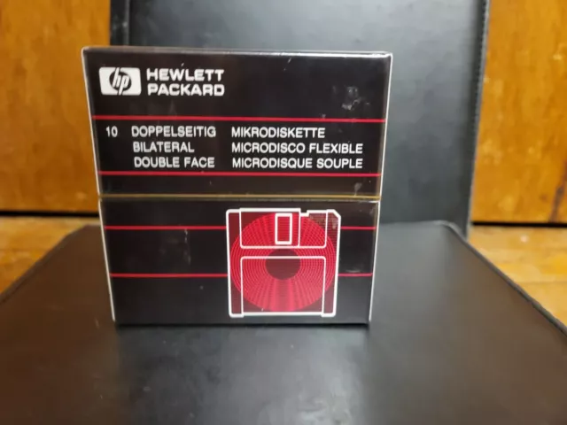 HP Hewlett Packard Flexible Floppy 10 Discs Double-Sided 92195A NIP VTG sealed