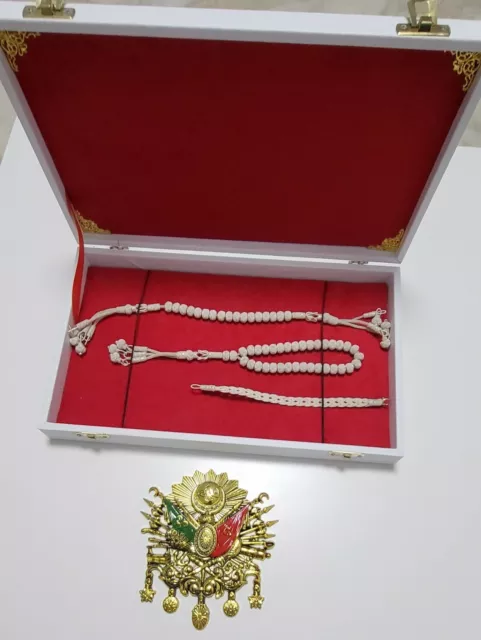 Tesbih Kutusu Box⭐Schmuck kasten⭐Koleksiyon Kehribar⭐Bernstein⭐Kollektion⭐NEU