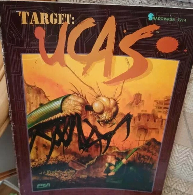 RARE TARGET: UCAS 7214 Shadowrun 1997 Roleplaying Adventure Book £17.21 ...