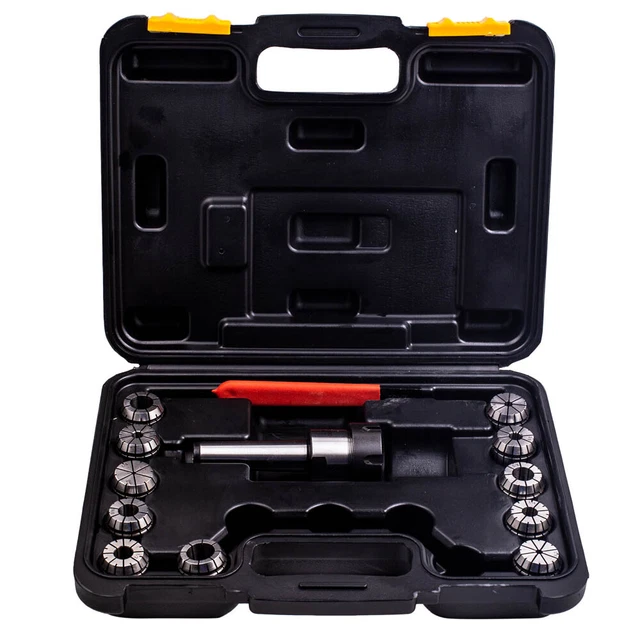 11pcs ER32 Collet Set MT3 Shank Chuck & Spanners For CNC Milling Lathe Machine