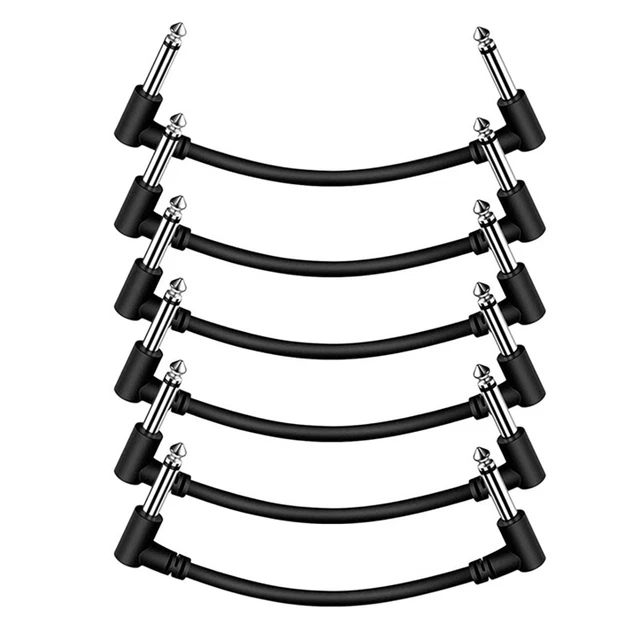 6 Inch Noise- Guitar Cord,1/4 Inch Guitar Pedal Cables,Instrument Effects P Z9Q5