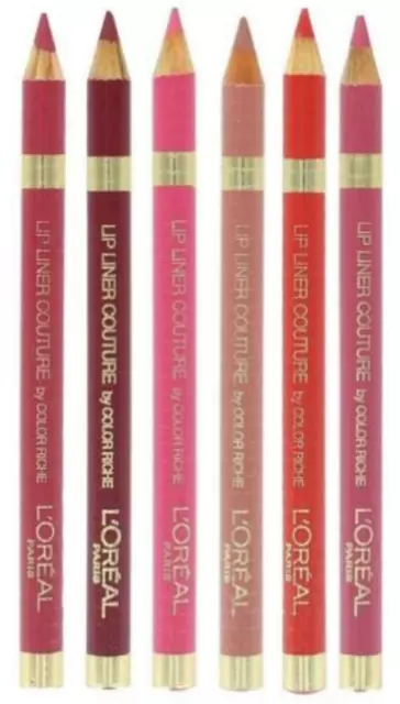 L'Oreal Crayon à Lèvres Couture Par Couleur Riche - Choisissez Ombre - Tout Neuf