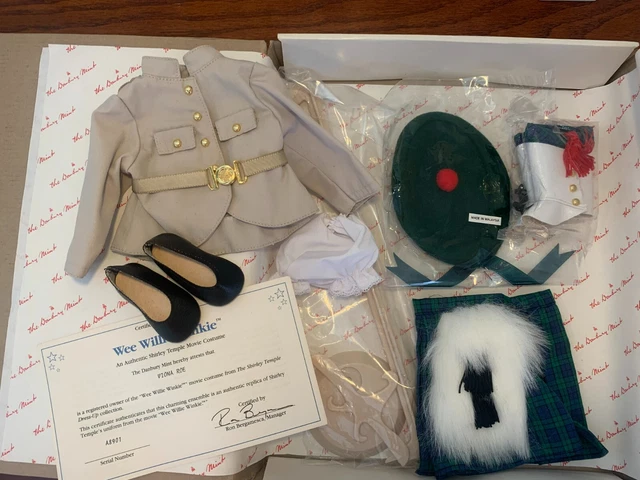 SHIRLEY TEMPLE Danbury mint WEE WILLIE WINKIE Outfit with Certificate -Excellent 3
