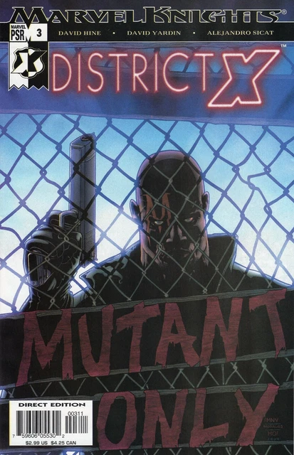 Marvel Knights District X #3 (Sep. 2004) High Grade