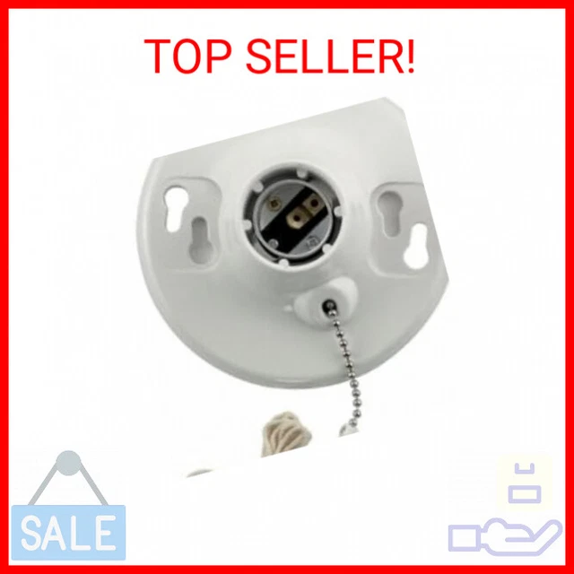 ONEPIECE UREA OUTLET Box Mount, Incandescent Lampholder, Pull Chain