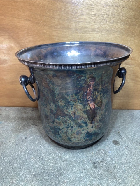 ANCIEN SEAU a champagne metal argenté (Alra Dur ) EUR 60,00 - FR