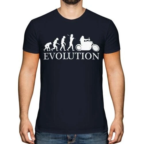Moto Rider Evolution Of Uomo T-Shirt Regalo Moto