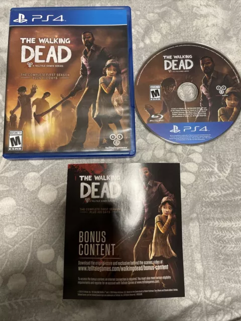 The Walking Dead - Complete First Season Plus 400 Days - PlayStation 4 PS4 NTSC