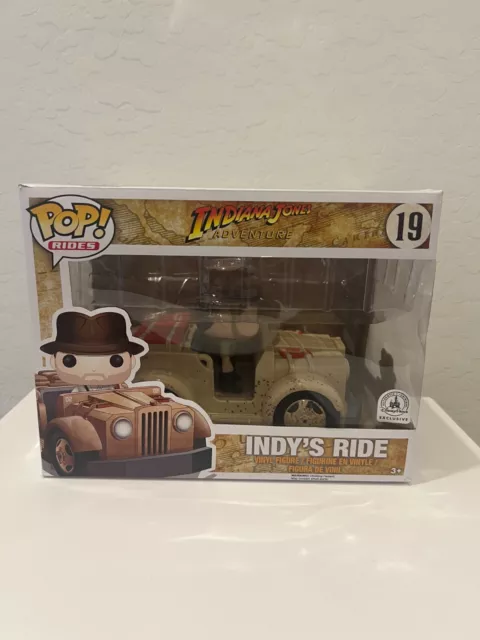 Funko Pop! Rides ~ Indys Ride ~ #19 ~ Indiana Jones Adventure