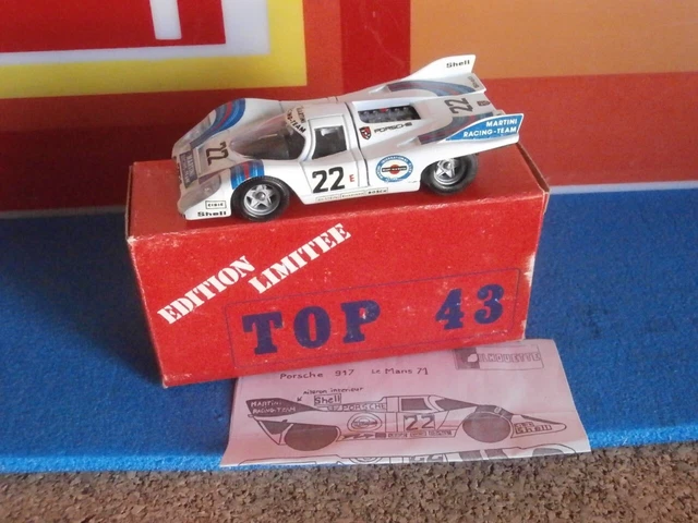 Porsche 908 Le Mans 1980 - Solido édition Limitée Réf 1700 En 1:43 - Occasion TBE