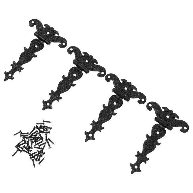 4 Pcs Zinc Alloy Vintage Hinge Suitcase Hinges European Style