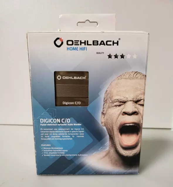 Oehlbach Digital elektrisch-optischer Audio Wandler Digicon C/O 6038