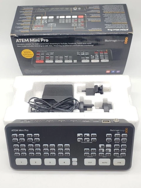 Blackmagic Design ATEM Mini Pro HDMI Live Stream Switcher and Recorder