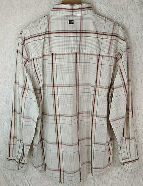 ECKO UNLTD Men's L/S PLAID Shirt Size LARGE VERY NICE CONDITION WESTERN LOOK 3
