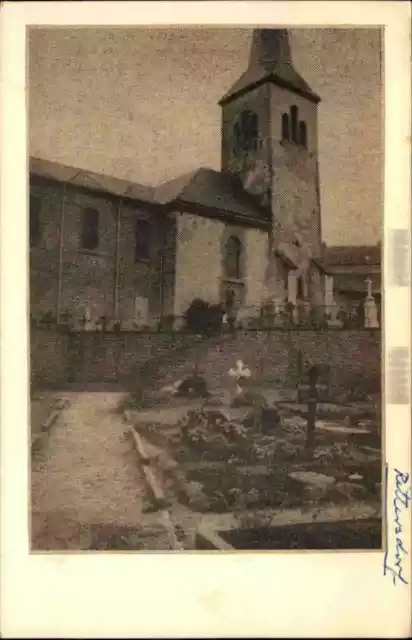 RITTERSDORF Kirchen Neubau seltener alter Heimatbeleg Postkarten Format ~1950