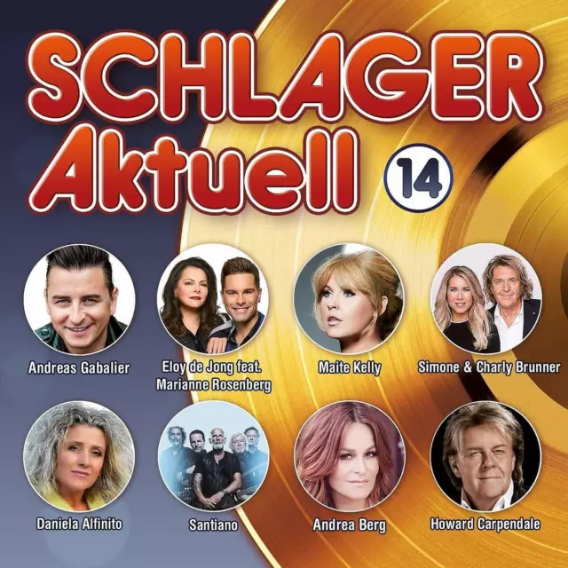 SCHLAGER AKTUELL 14 Andreas Gabalier,Maite Kelly,Andrea Berg,... 2 Cd