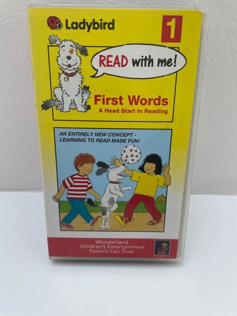 RARE LADYBIRD FIRST Words A Head Start in Reading VHS Video £10.80 ...