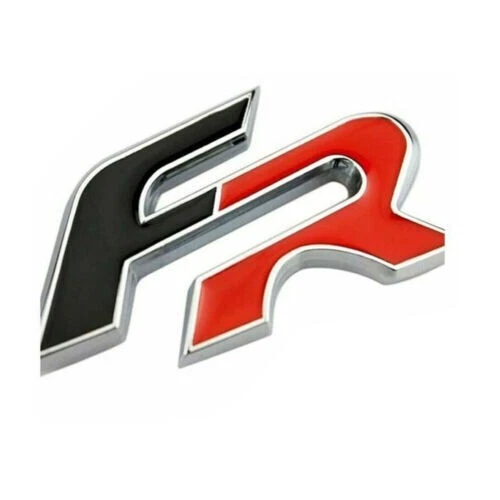 LENKRAD FR FORMULA Racing Schriftzug Logo Emblem Rot Schwarz Für Seat ...