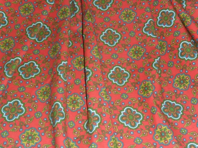 Vintage tissu provençal."Castillane".Coton.