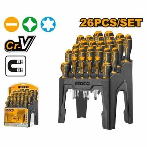 Set 7 Cacciaviti Magnetici YASTA - A Croce E A Taglio, Isolati, Con Punta Magnetica - Foto 6