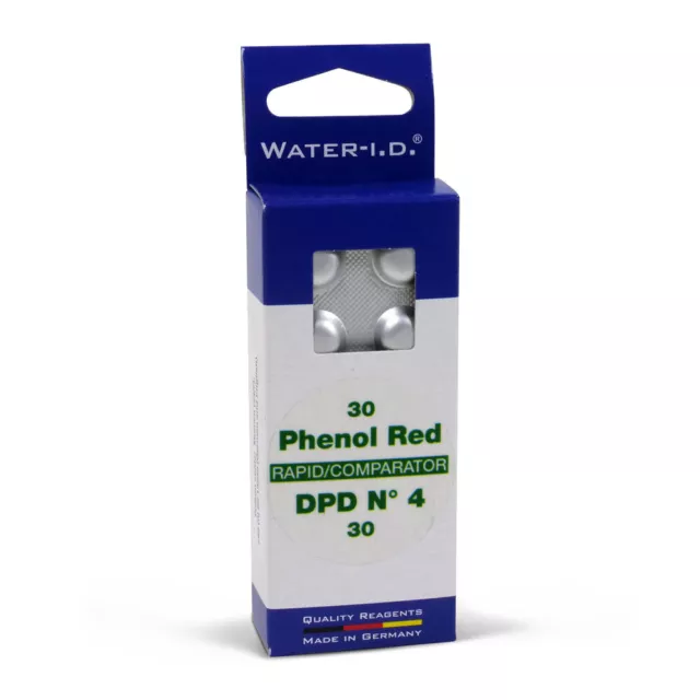 2x 30 Tabl. für Tester Sauerstoff O2+ pH | Pool i.d. - DPD4 Phenol Red Rapid