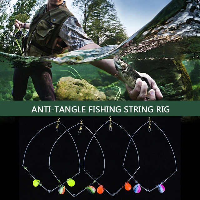 - STEEL WIRE Balance Bracket Sea Fishing String Rig with Swivel R6D1 $9 ...